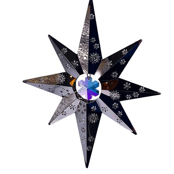 Hallmark Keepsake 2010 Christmas Star Collectible Silver Metal Ornament in Box - Picture 1 of 7